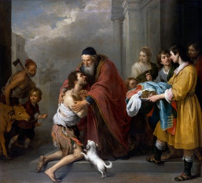 दि प्रॉडक्टल बेटे की वापसी द्वारा Bartolomé Esteban Murillo